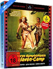 Die schwarze Nymphomanin im Sklavencamp (Scanavo Edition) (Cover 1) (Blu-ray + DVD) Blu-ray