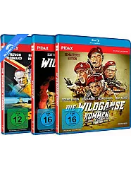 Die Wildgänse kommen (Remastered Edition) + Wildgänse 2 - Sie fliegen wieder + Die Seewölfe kommen (3-Filme Set) (3 Blu-ray) Blu-ray