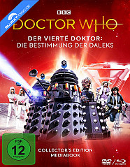 Doctor Who - Vierter Doktor - Die Bestimmung der Daleks (Limited Mediabook Edition) (Blu-ray + DVD + Bonus DVD) Blu-ray