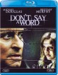 Don't Say a Word (Neuauflage) (IT Import) Blu-ray