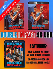 Double Impact 4K - Limited Edition Fullslip (4K UHD + Blu-ray) (UK Import ohne dt. Ton)