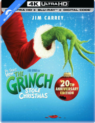 Dr. Seuss' How the Grinch Stole Christmas 4K - 20th Anniversary Edition - Best Buy Exclusive Limited Edition Steelbook (4K UHD + Blu-ray + Digital Copy) (US Import ohne dt. Ton) Blu-ray