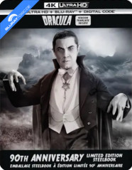 Dracula (1931) 4K - 90th Anniversary - Sunrise Records Exclusive Limited Edition Steelbook (4K UHD + Blu-ray + Digital Copy) (CA Import) Blu-ray