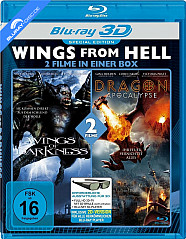 Dragon Apocalypse 3D + Wings of Darkness 3D (Wings From Hell Double Feature) (Blu-ray 3D) Blu-ray