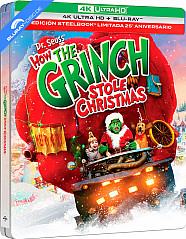 El Grinch 4K - 25º Aniversario - Edición Metálica (4K UHD + Blu-ray) (ES Import ohne dt. Ton) Blu-ray