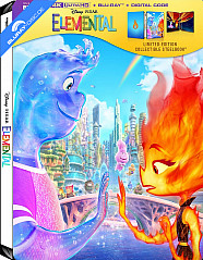 Elemental (2023) 4K - Best Buy Exclusive Limited Edition Steelbook (4K UHD + Blu-ray + Digital Copy) (US Import ohne dt. Ton) Blu-ray
