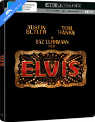 Elvis (2022) 4K - JB Hi-Fi Exclusive Limited Edition Steelbook (4K UHD + Blu-ray) (AU Import ohne dt. Ton) Blu-ray