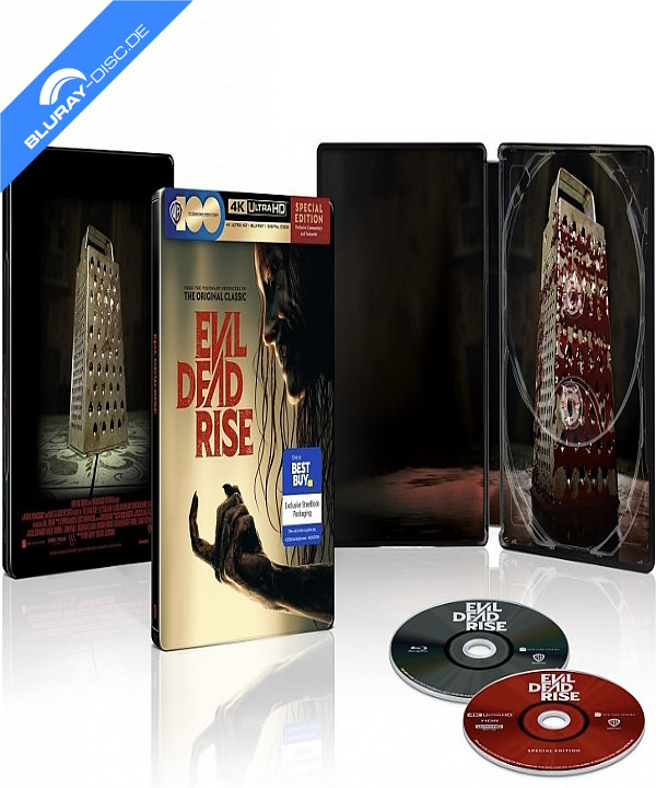 Evil Dead Rise (4K UHD + Blu-ray Steelbook) Brand New & Sealed