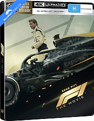 F1: The Movie (2025) 4K - JB Hi-Fi Exclusive Limited Edition Steelbook (4K UHD + Blu-ray) (AU Import ohne dt. Ton) Blu-ray