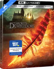 Fantastic Beasts: The Secrets of Dumbledore (2022) 4K - Best Buy Exclusive Limited Edition Steelbook (4K UHD + Blu-ray + Digital Copy) (US Import) Blu-ray