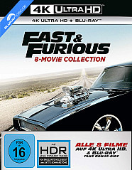 Fast & Furious 4K (8-Movie Collection) (8 4K UHD + 8 Blu-ray + Bonus Blu-ray) Blu-ray