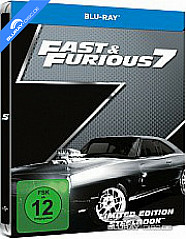 Fast & Furious 7 - Kinofassung und Extended Cut (Limited Number Design Edition Steelbook) Blu-ray