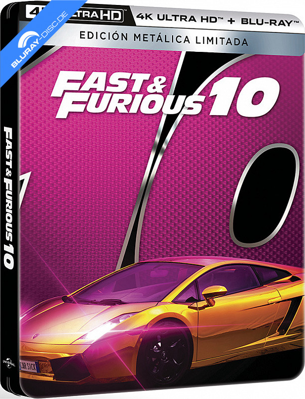 Fast & Furious X 4K Edición Metálica 4K UHD + Bluray ES Import ohne
