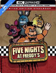 Five Nights at Freddy's (2023) 4K - Limited Edition Steelbook (Neuauflage) (4K UHD + Blu-ray + Digital Copy) (US Import ohne dt. Ton) Blu-ray