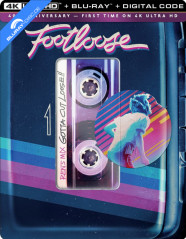 Footloose (1984) 4K - Limited Edition Steelbook (4K UHD + Blu-ray + Digital Copy) (CA Import ohne dt. Ton) Blu-ray