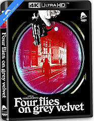 Four Flies on Grey Velvet 4K - Director's Cut and English Language Version (4K UHD + Blu-ray + Bonus Blu-ray + Audio CD) (US Import ohne dt. Ton) Blu-ray