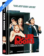 Four Rooms (Limited Mediabook Edition) (Cover B) (Blu-ray + DVD) Blu-ray