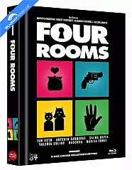 Four Rooms (Limited Mediabook Edition) (Cover C) (Blu-ray + DVD) Blu-ray