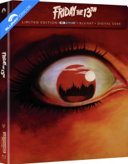 Friday the 13th (1980) 4K - Limited Edition Slipcover Steelbook (4K UHD + Blu-ray + Digital Copy) (US Import ohne dt. Ton) Blu-ray