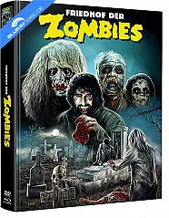 Friedhof der Zombies (2K Remastered) (Wattierte Limited Mediabook Edition) (Cover W) (Blu-ray + 2 Bonus-DVD) Blu-ray