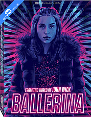 From the World of John Wick: Ballerina 4K - Amazon Exclusive Limited Edition PET Slipcover Steelbook (4K UHD + Blu-ray + Digital Copy) (US Import ohne dt. Ton) Blu-ray