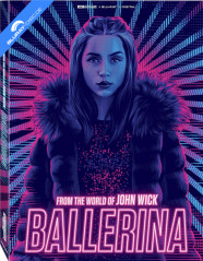 From the World of John Wick: Ballerina 4K - Amazon Exclusive Limited Edition PET Slipcover Steelbook (4K UHD + Blu-ray + Digital Copy) (US Import ohne dt. Ton) Blu-ray