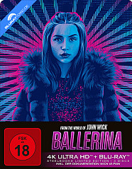 From the World of John Wick: Ballerina 4K (Limited Steelbook Edition) (Cover A) (4K UHD + Blu-ray + Bonus Blu-ray)