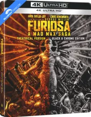 Furiosa: A Mad Max Saga 4K - Black & Chrome Edition - Limited Edition Steelbook (2 4K UHD) (TH Import) Blu-ray
