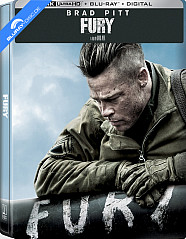 Fury (2014) 4K - Limited Edition Steelbook (4K UHD + Blu-ray + Digital Copy) (US Import) Blu-ray
