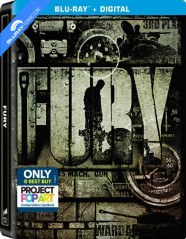 Fury (2014) - Project PopArt - Best Buy Exclusive Limited Edition Steelbook (Blu-ray + UV Copy) (US Import ohne dt. Ton) Blu-ray