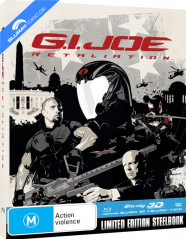 G.I. Joe: Retaliation 3D - Theatrical and Extended Cut - JB Hi-Fi Exclusive Limited Edition Steelbook (Blu-ray 3D + Blu-ray) (AU Import) Blu-ray
