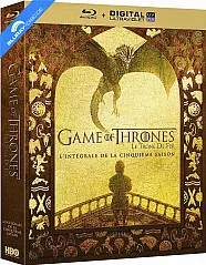 Game of Thrones - Le Trône de Fer: L'intégrale de la Cinquième Saison (Blu-ray + Digital Copy) (FR Import) Blu-ray