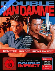 Geballte Ladung - Double Impact 4K (Limited Mediabook Edition) (Cover B) (4K UHD + Blu-ray + Bonus Blu-ray) Blu-ray