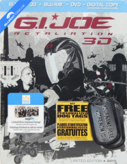 G.I. Joe: Retaliation 3D - Walmart Exclusive Limited Edition Steelbook (Blu-ray 3D + Blu-ray + DVD + Digital Copy) (CA Import ohne dt. Ton) Blu-ray