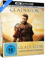 Gladiator (2000) 4K (Kinofassung und Extended Edition) (Limited Steelbook Edition) (4K UHD + Blu-ray + Digital) Blu-ray