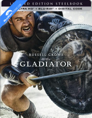 Gladiator 4K - Theatrical and Extended - Limited Edition Steelbook (Neuauflage) (4K UHD + Blu-ray + Bonus Blu-ray + Digital Copy) (CA Import ohne dt. Ton) Blu-ray