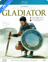 Gladiator - Theatrical and Extended - Édition Boîtier Steelbook (Neuauflage) (Blu-ray + Bonus Blu-ray) (FR Import) Blu-ray