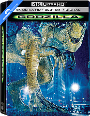 Godzilla (1998) 4K - 25th Anniversary - Limited Edition Steelbook (4K UHD + Blu-ray + Digital Copy) (US Import) Blu-ray