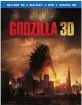 Godzilla (2014) 3D (Blu-ray 3D + Blu-ray + DVD + UV Copy) (US Import ohne dt. Ton) Blu-ray