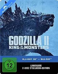 Godzilla II: King of the Monsters 3D (Limited Steelbook Edition) (Blu-ray 3D + Blu-ray) Blu-ray