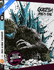 Godzilla Minus One (2023) 4K - HMV Exclusive Limited Edition Slipcover (4K UHD + Blu-ray + Bonus Blu-ray) (UK Import ohne dt. Ton) Blu-ray