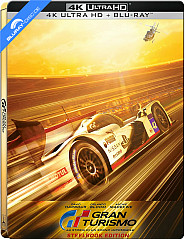 Gran Turismo (2023) - La Storia Di Un Sogno Impossibile 4K - Edizione Limitata Cover A Steelbook (4K UHD + Blu-ray) (IT Import ohne dt. Ton) Blu-ray