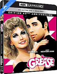Grease 4K - Édition 40ème Anniversaire (4K UHD + Blu-ray) (FR Import) Blu-ray