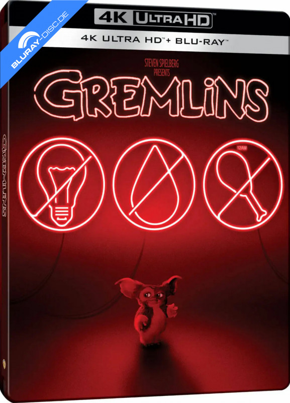/1308\ Gremlins 4K UHD & Blu-ray Combo w/ Limited Zavvi Exclusive UK  Artwork OOP