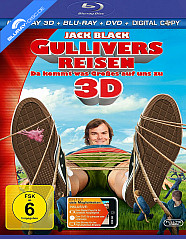 Gullivers Reisen - Da kommt was Großes auf uns zu 3D (Blu-ray 3D + Blu-ray + DVD + Digital Copy) Blu-ray