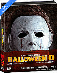 Halloween 2 (1981): Das Grauen kehrt zurück (Wattierte Limited Mediabook Edition) (Cover A) (AT Import) Blu-ray