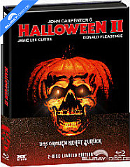 Halloween 2 (1981): Das Grauen kehrt zurück (Wattierte Limited Mediabook Edition) (Cover B) (AT Import) Blu-ray