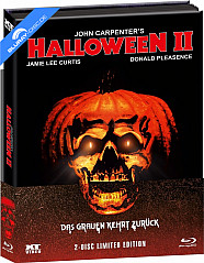 Halloween 2 (1981): Das Grauen kehrt zurück (Wattierte Limited Mediabook Edition) (Cover B) (AT Import) Blu-ray