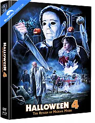 Halloween 4 - Die Rückkehr des Michael Myers (Wattierte Limited Mediabook Edition) (Cover W) (Blu-ray + Bonus-DVD) Blu-ray