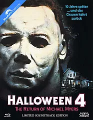 Halloween 4: Die Rückkehr des Michael Myers (Limited Hartbox Edition) (Cover A) (Blu-ray + Soundtrack CD) (AT Import) Blu-ray